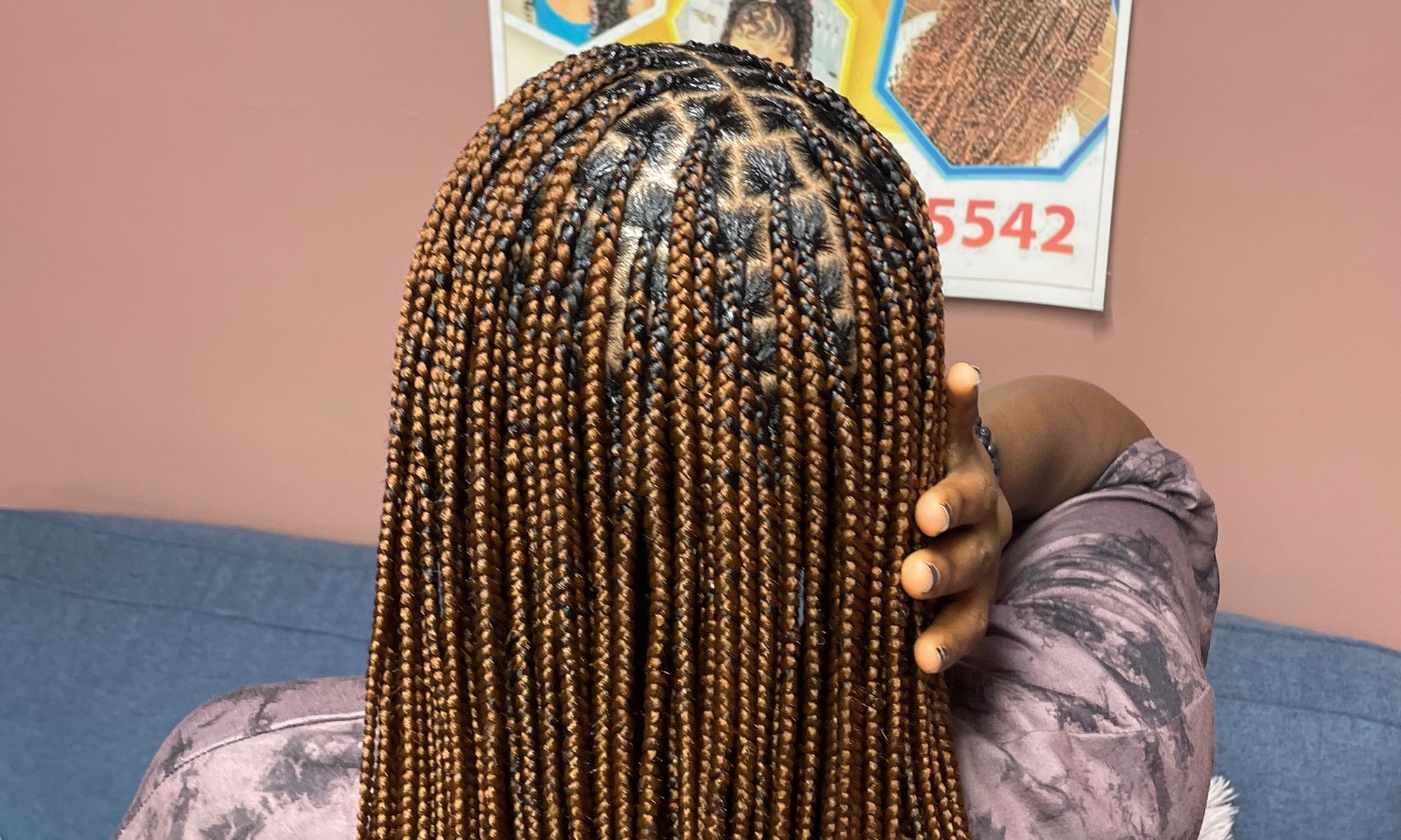 Small Knotless or Box Braid, Medium Knotless or Cornrows - Limonade