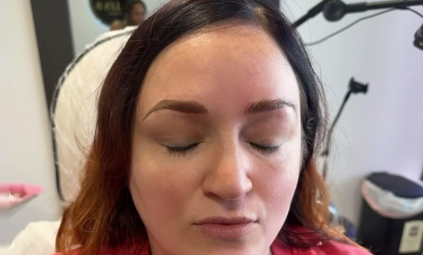Image 8: Achieve Perfect Brows: Microblading or Ombre' with Optional Touch-Up