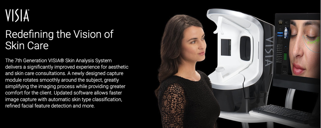 Get a 30-min VISIA skin analysis and 1:1 consult today