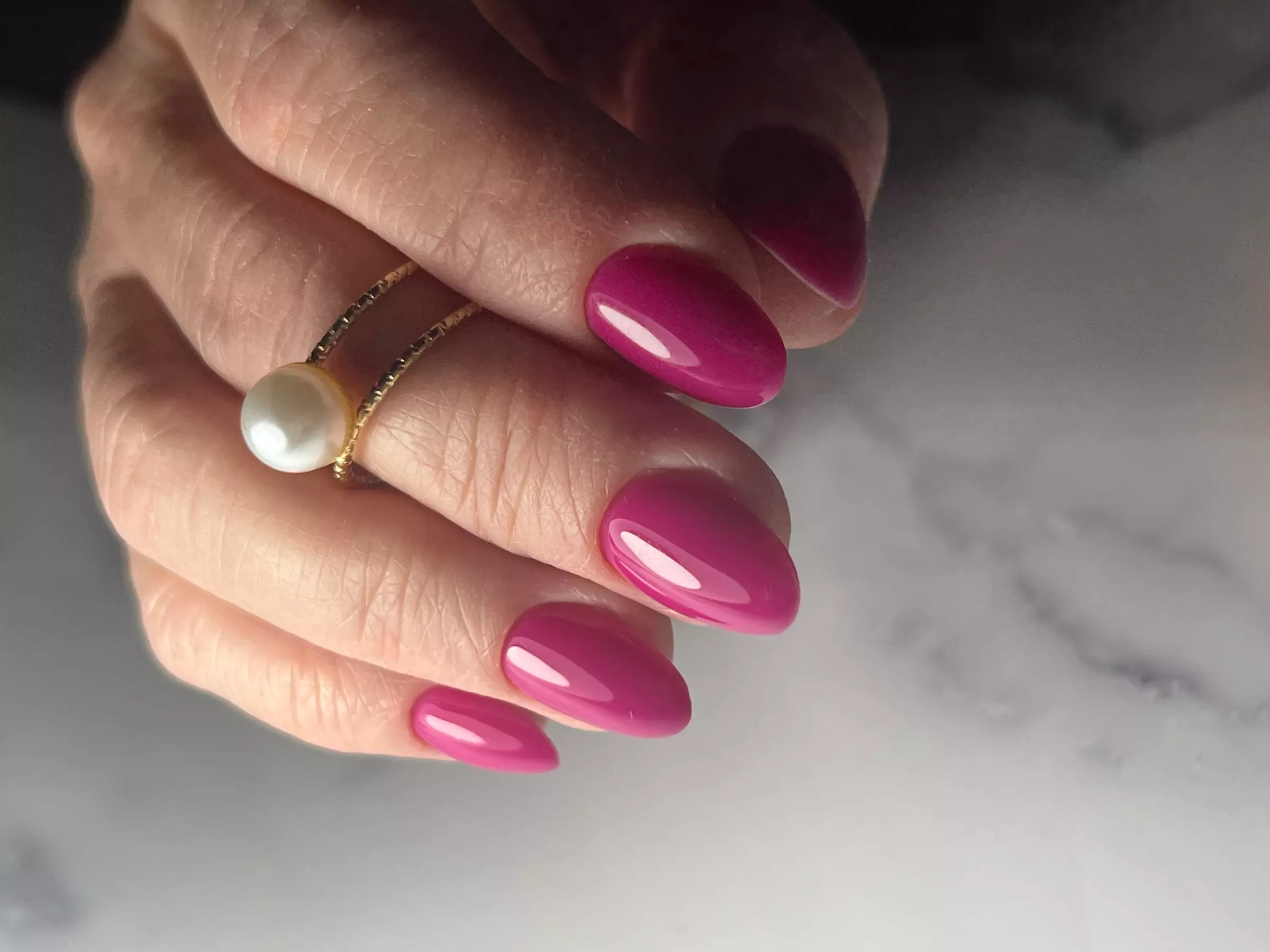 Russian Manicure Choice and Sculpted Acrylic Nails at B's Nail Studio - Primary Image