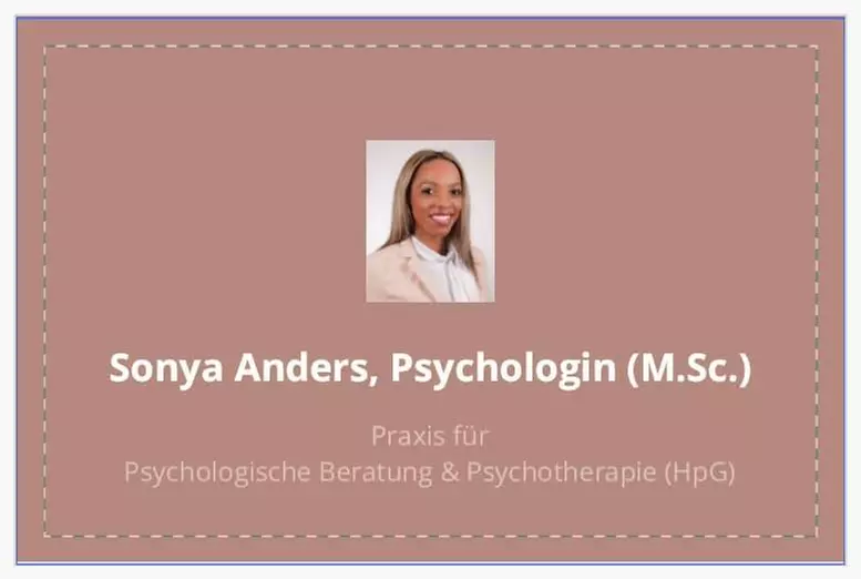 40% Rabatt für Psycholog.-Beratung/ -Therapie HpG Sonya Anders