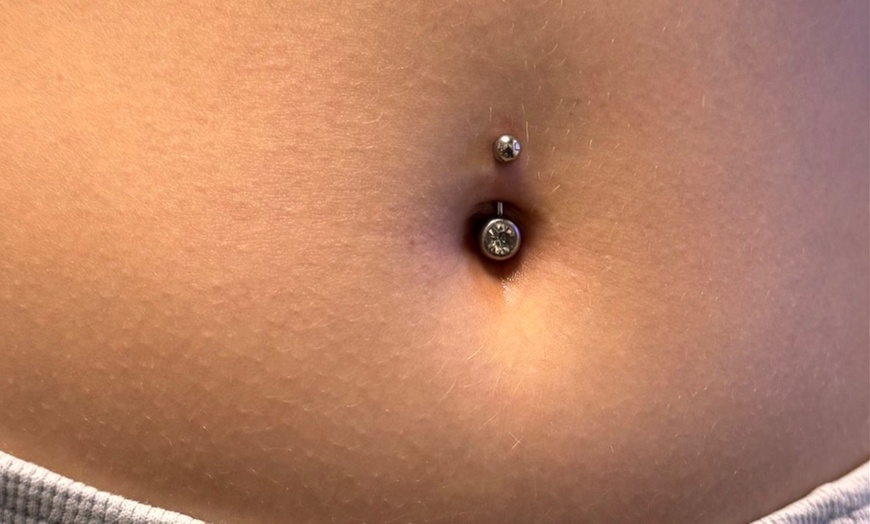 Image 1: Ear Piercing, Body Piercings, Dermal or Snake Bites or Tongue Piercing