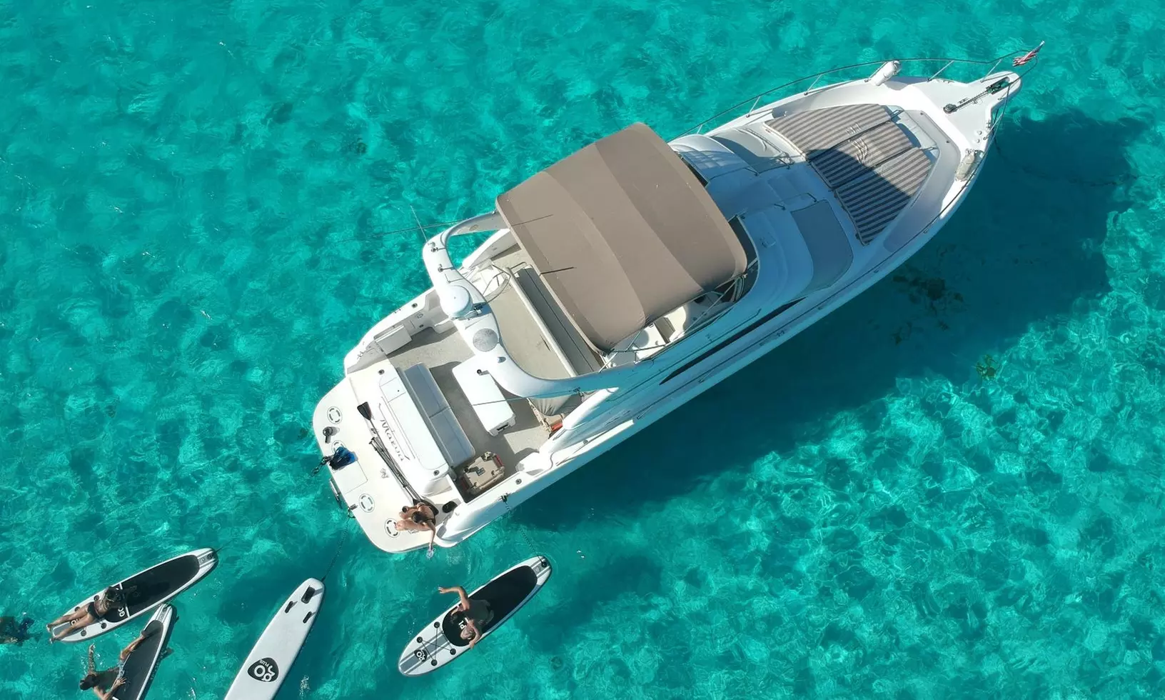 Set sail with Brickell Luxury Boat Rentals for a 3 or 4-hour party boat adventure including jet ski, up to 40% off - Primary Image