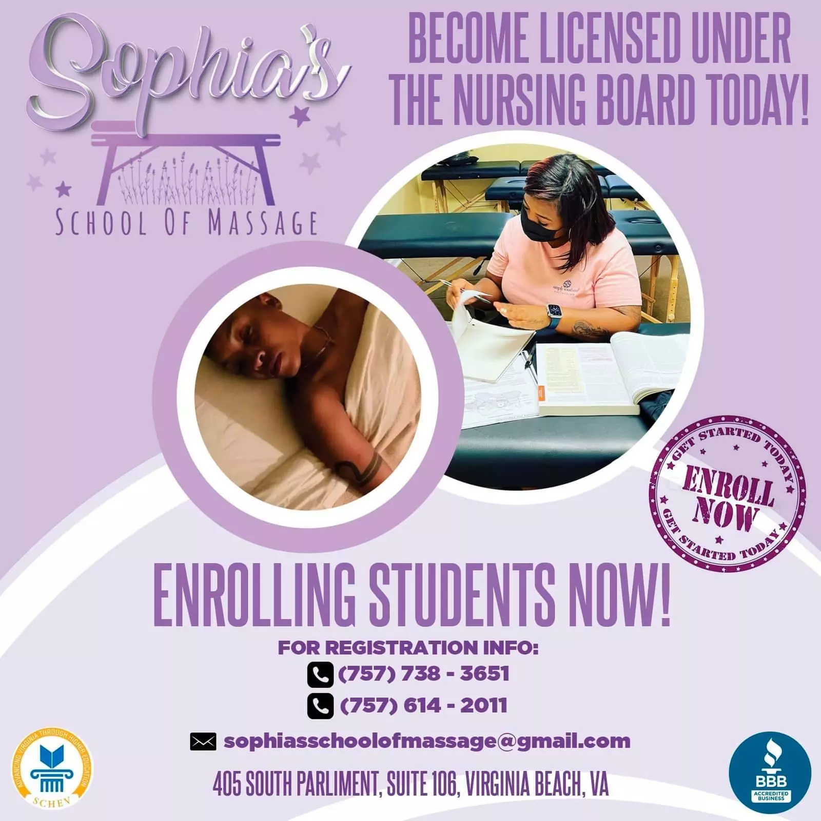 Up to 50% Off on Certification - Massage Course at Sophias school of Massage - Primary Image