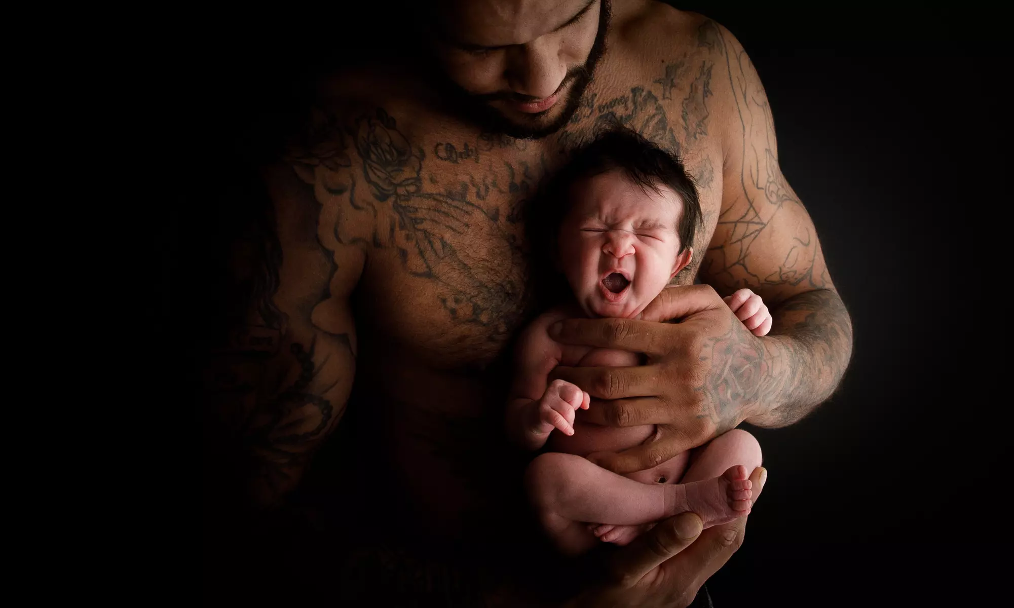 Newborn or Bump-to-Baby Photoshoot with Prints and a Voucher