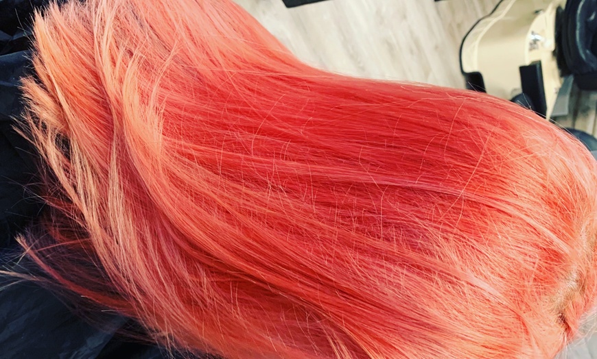 Image 9: Haircut, Treatment, Style, and Wax with Optional Color, & Highlights