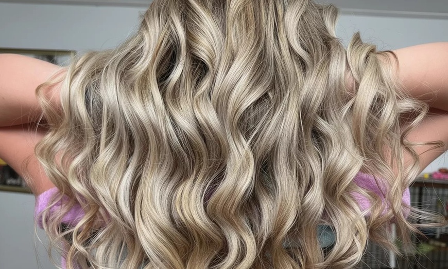 Image 6: Premium Hair Color, Highlights & Brazilian Blowout Styling Packages