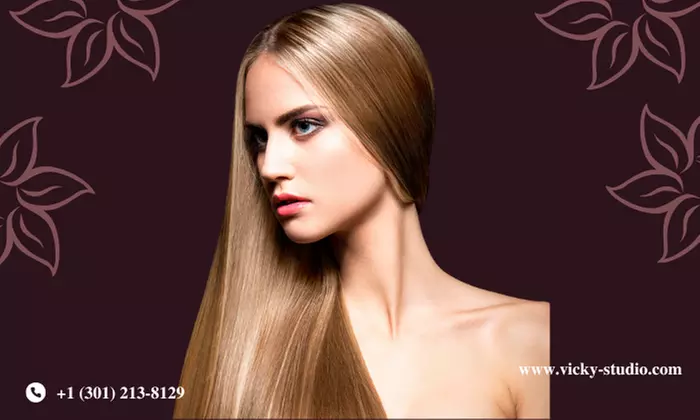 Up to 72% Off on Keratin Treatment at Vicky's Studio - Second Medium
