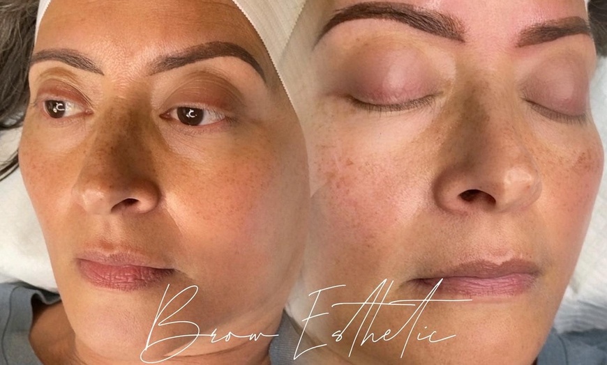 Image 1: Eyebrow Waxing and Tinting or Airbrush and Wax Session
