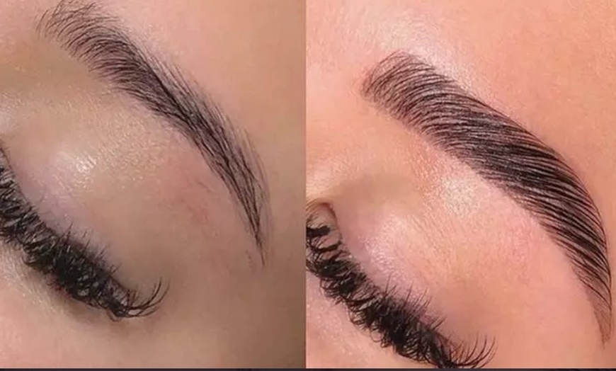 Image 1: Achieve Stunning Brows: One Brow Lamination with Optional Eyelash Lift