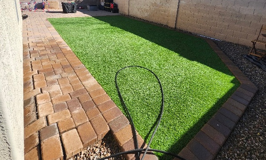 Image 4: Artificial Turf Cleaning, Washing & Deodorize at Fire Pressure Washing