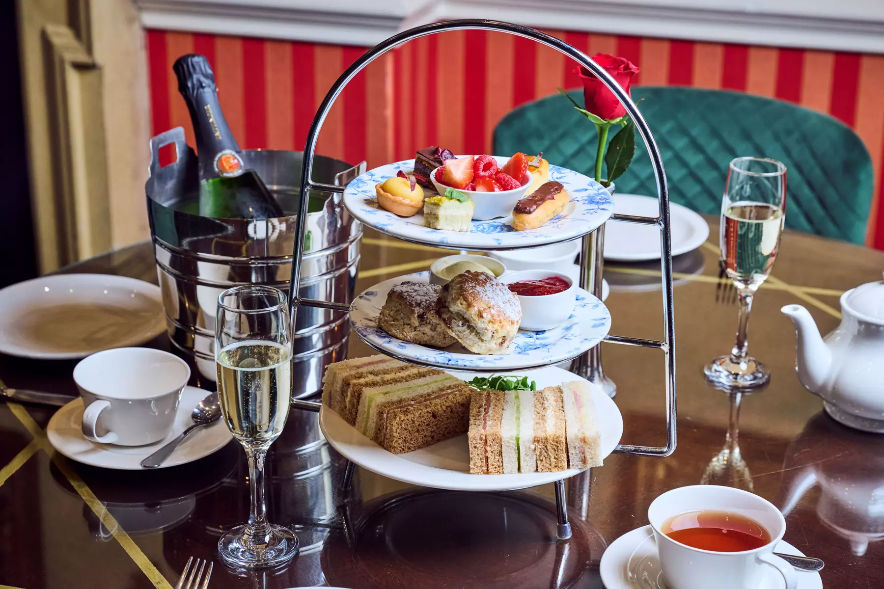 Traditional or Champagne Afternoon Tea for 2 or 4 in Antique Ambience!