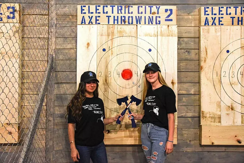 Up to 36% Off axe throwing at Electric City Axe Throwing - Second Medium