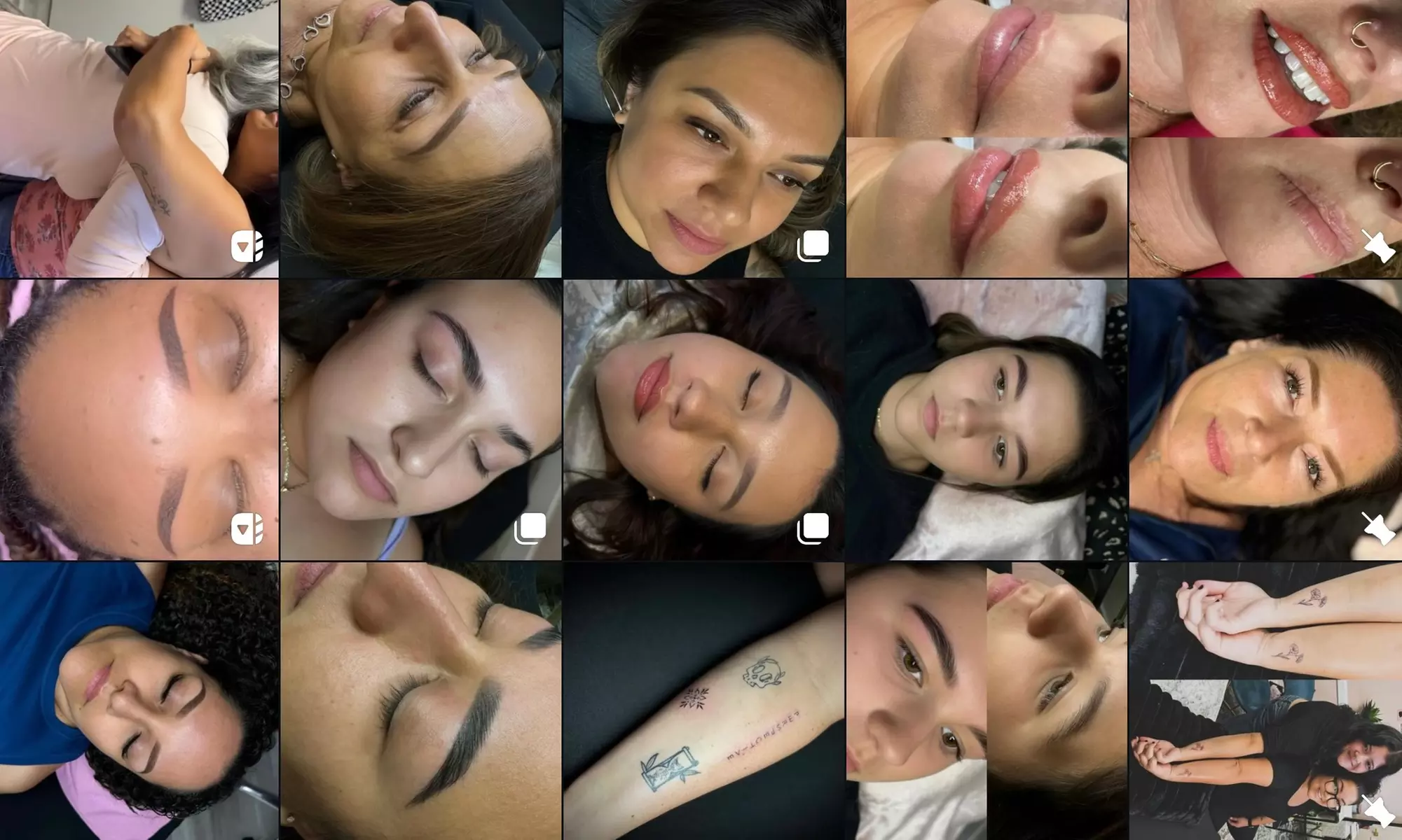 Enhance natural beauty with microshading or ombré powder brow