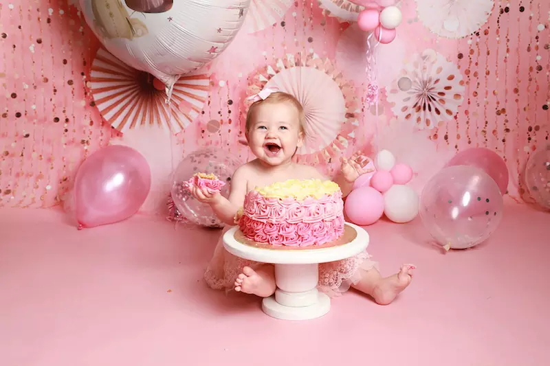 Cake Smash & Splash Birthday Photoshoot with Print at Peekaboo