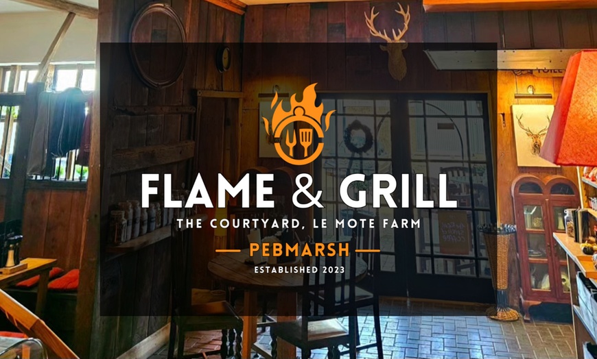 Image 1: Up to 40% Off on Restaurant Specialty - Steak at Flame and Grill