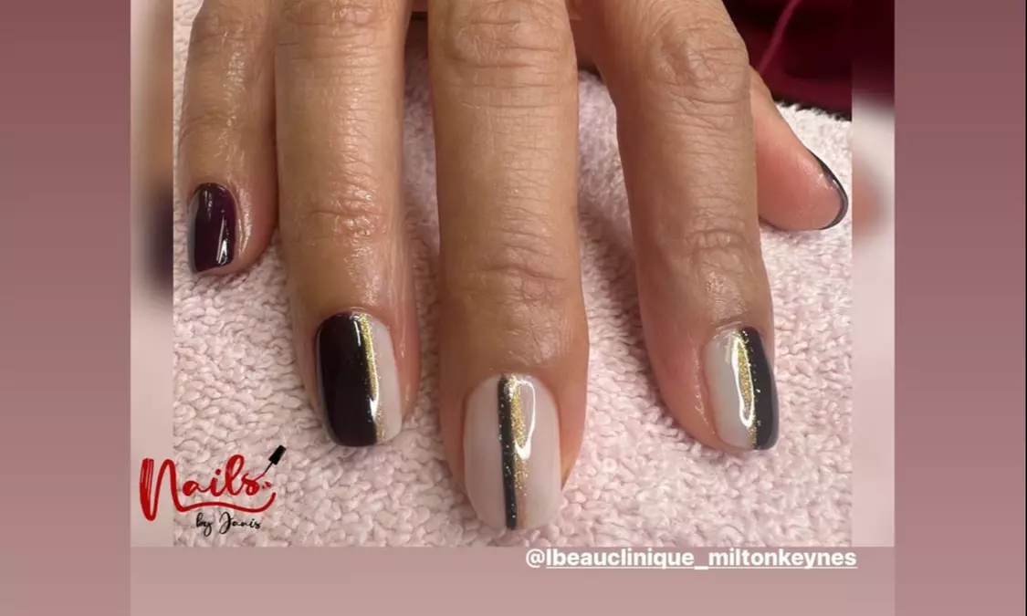 One or Three Gel or Shellac manicure sessions at L'Beau Clinique (Up to40% Off)