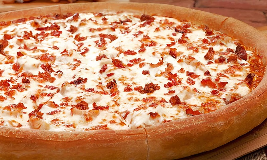 Image 2: Create Your Own Jumbo, Large or Medium Pizza With Up To 5 Toppings