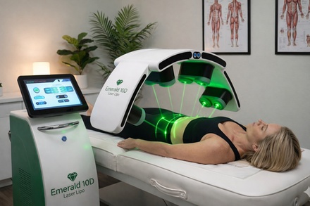 One 10D Green Light Therapy Treatment for Body Contouring - Bogo Tanning & Med Spa