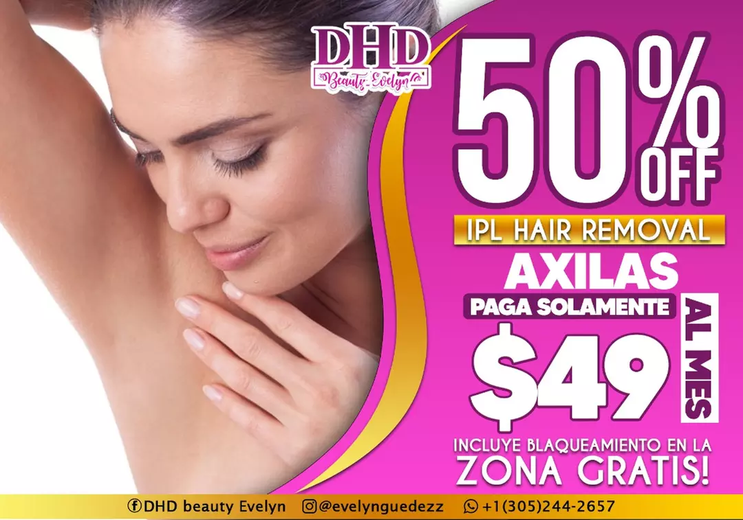 Up to 50% Off on IPL Hair Removal at DHD Beauty Evelyn - Primary Image