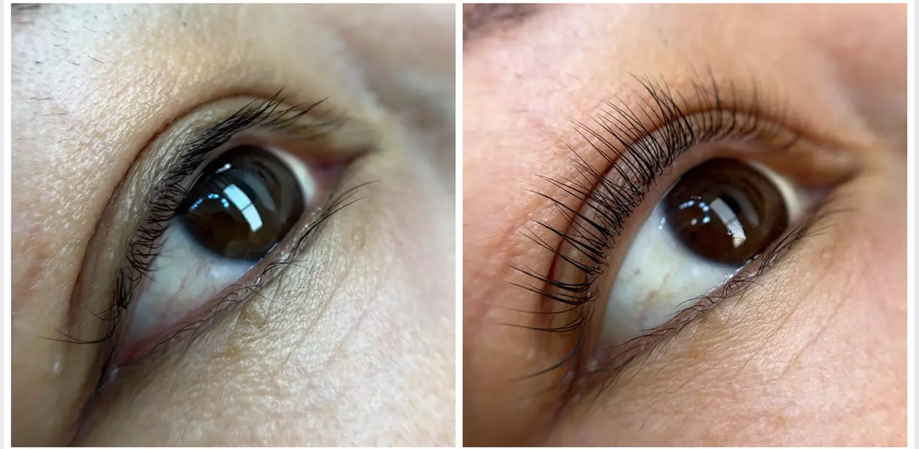 Korean Eyelash Lift and Tinting or Eyebrow Lamination and Lash Lift