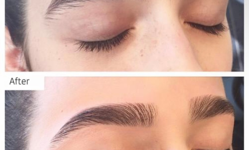 Image 1: Up to 55% Off on Eyebrow Shaping at Malwa Touch Salon