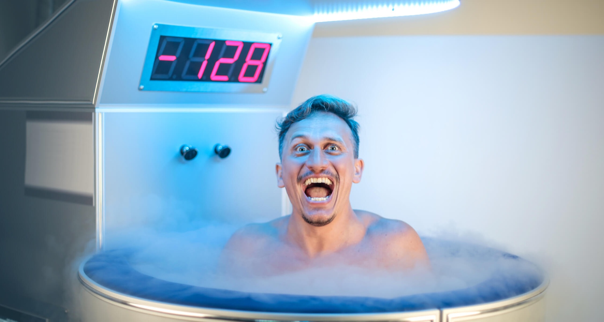 Experience whole-body cryotherapy with facial options