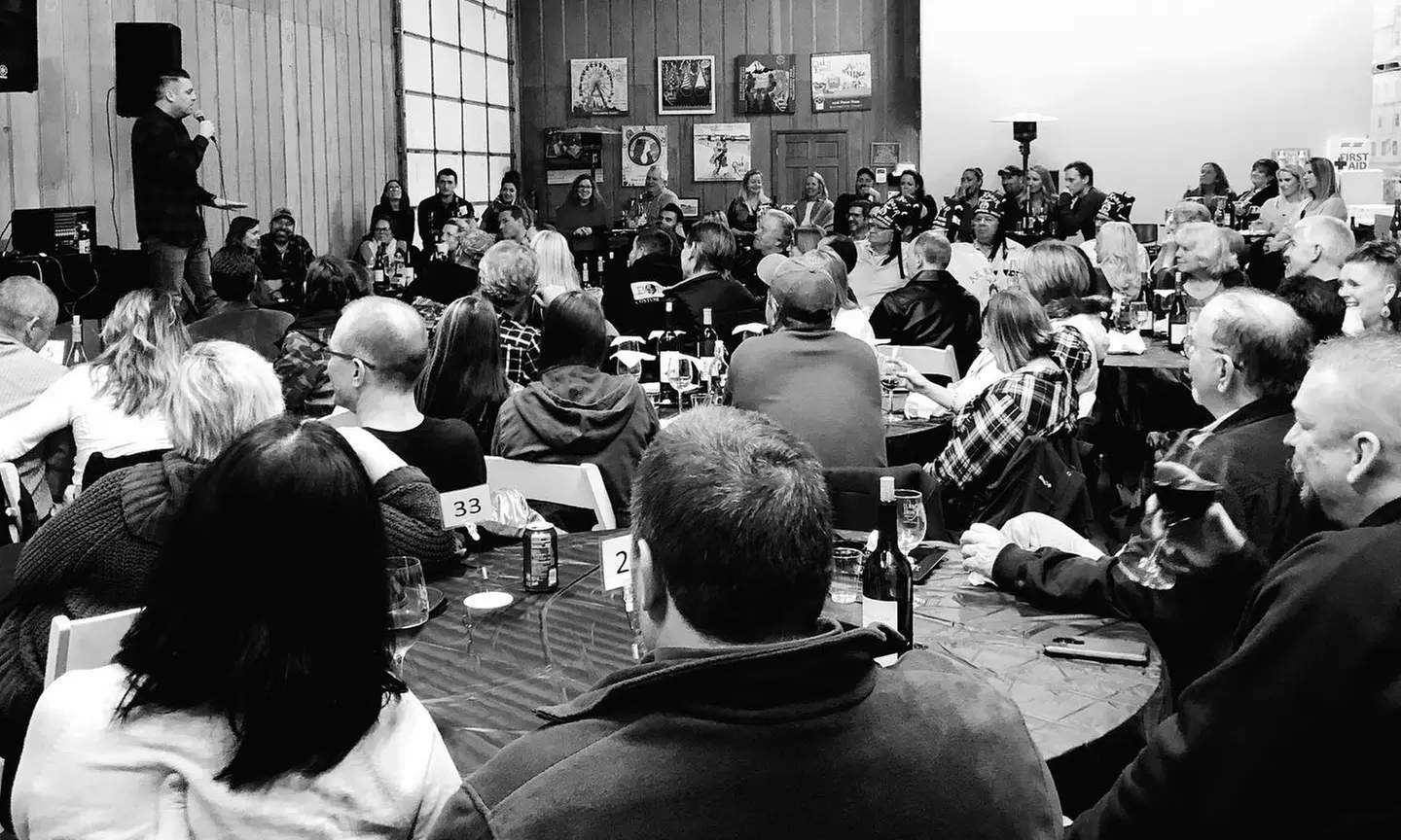 the BREWERY COMEDY TOUR at WOODEN CASK on Fridays June - December - Second Medium