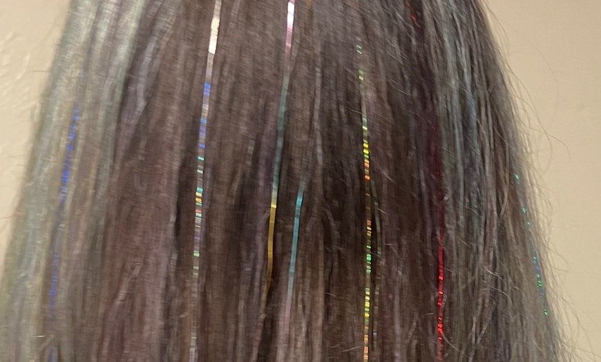 Image 3: Up to 43% Off on Unicorn Hair Sparkles:Hair Tinsel & Fairy Hair
