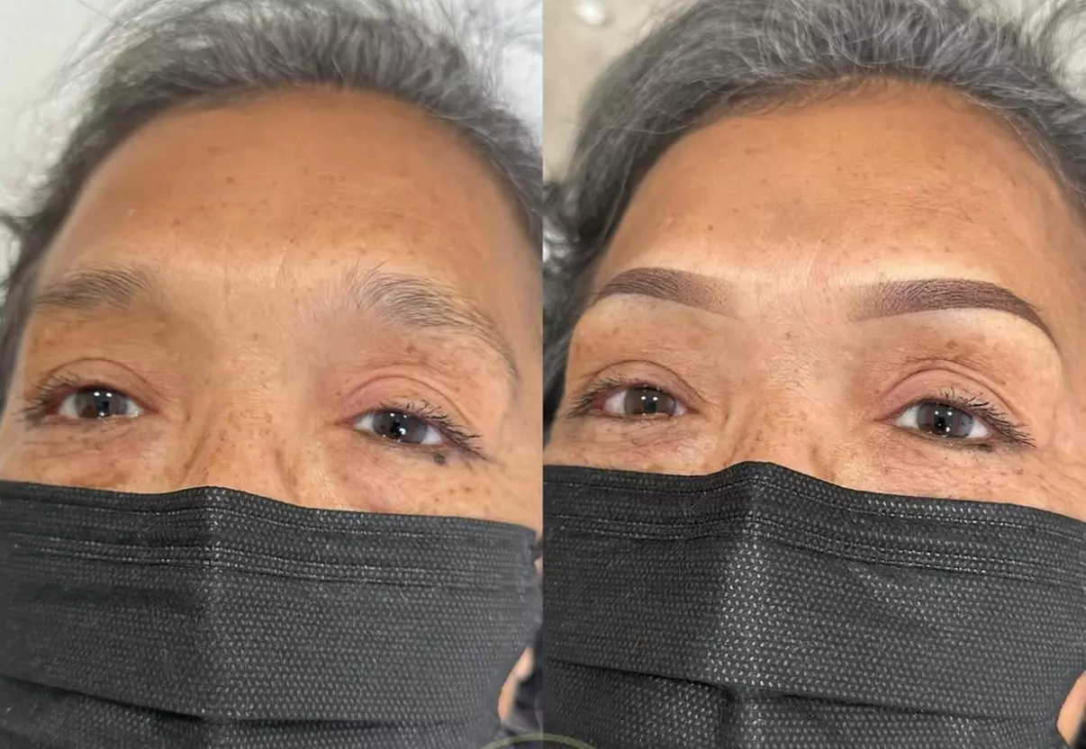Achieve perfect arches w/ Custom Brows & Glam Studio's Ombre Powder Brows: First Session/Touch-Up (Up to 40%Off) - Second Medium