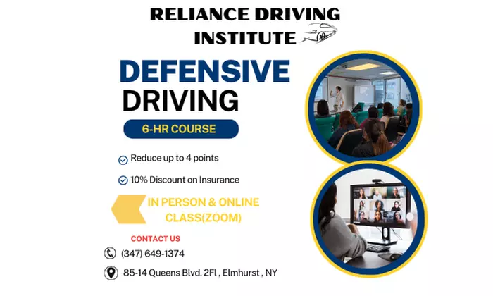 Up to 53% Off on Online Driver's Education Course at Reliance Driving Institute - Primary Image