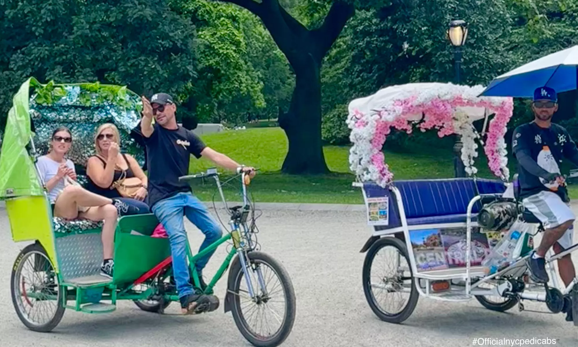 Explore Central Park with Pedicab Tours for Up to Three People