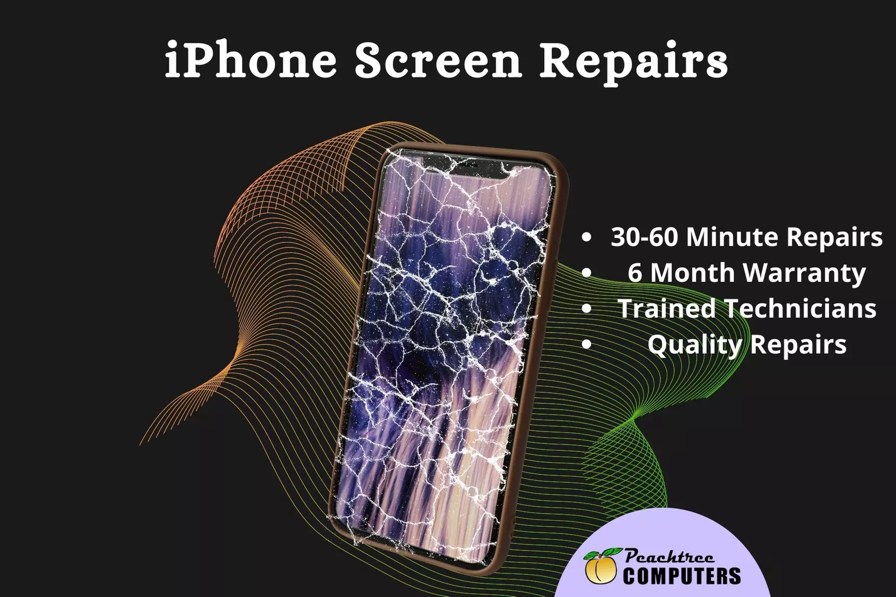 Up to 47% Off on Mobile Phone / Smartphone Repair at Peachtree Computers - Primary Image