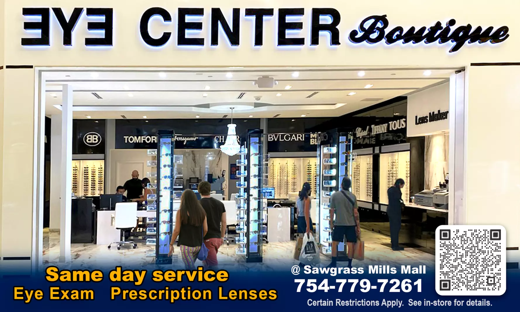 Up to 80% Off on Prescription - Glasses/Contacts at Eye Center Boutique at Sawgrass Mall #259 - Primary Image