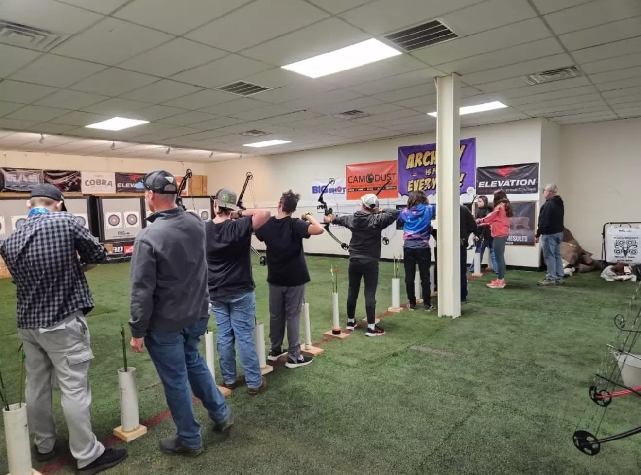 1-Hour Archery Lesson For 1 or 2 or 30-Visit Membership + Bow Tune-Up