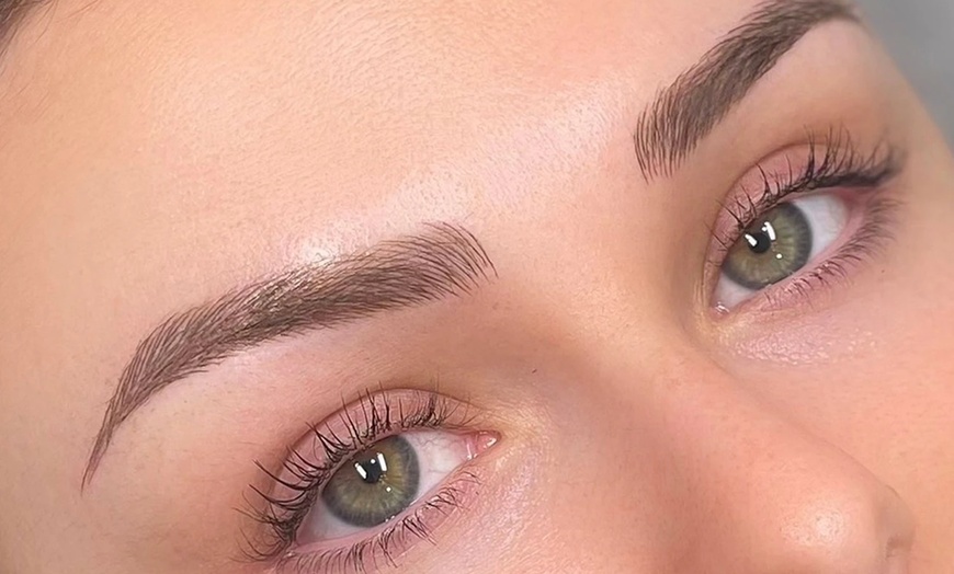 Image 1: Flawless Brows: Microblading or Ombre Microshading Session 