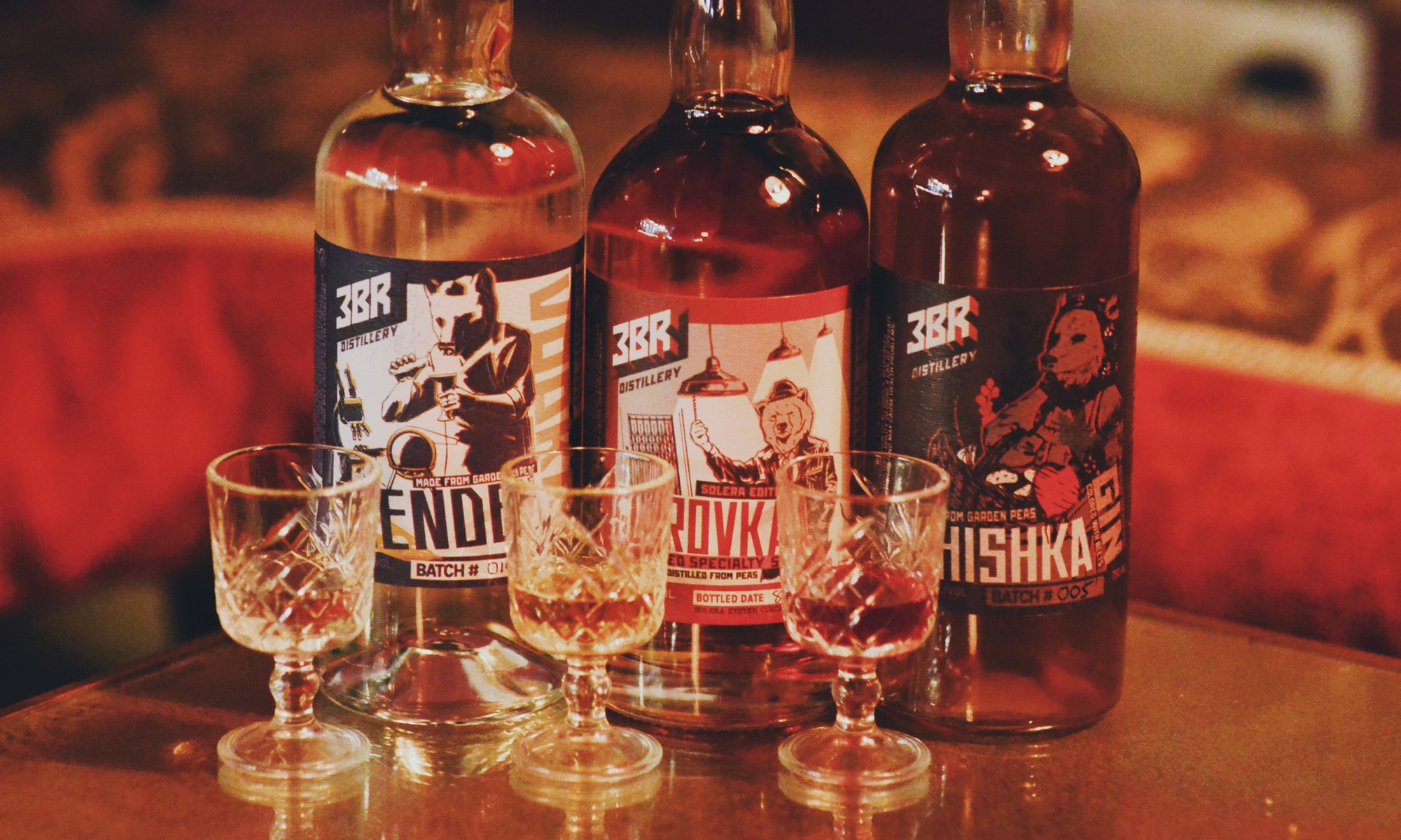 Spirit Tasting for Two with Cocktails in a Soviet-Punk Room