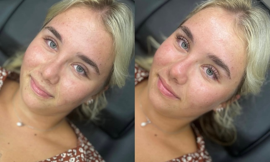 Image 1: Wimpern oder Browlifting