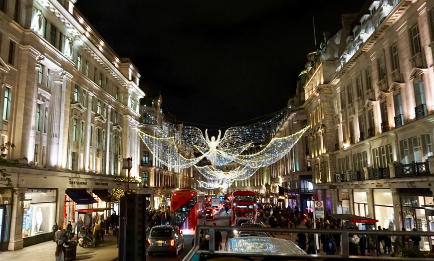 Image 1: See London’s Festive Glow on a Cozy Open-Top Christmas Lights Bus Tour with Live Commentary (Up To 31% Off)