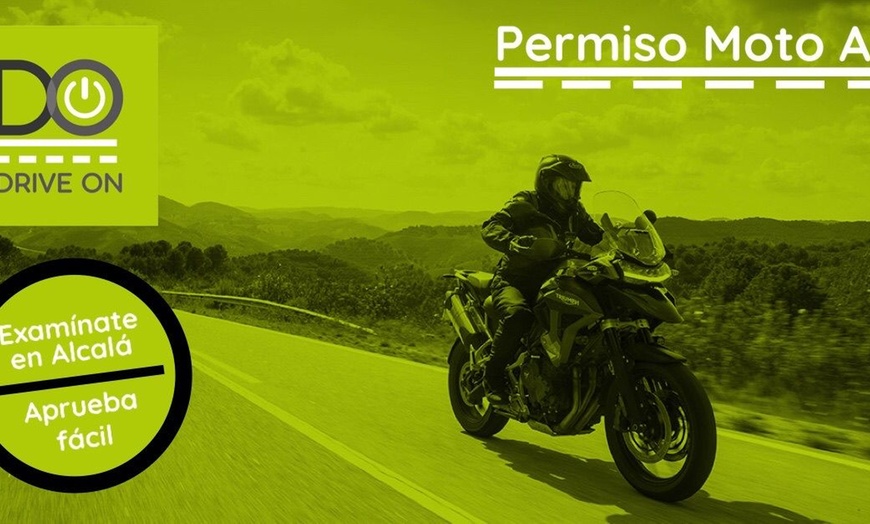 Image 2: Matrícula, libro y 6 u 8 prácticas para obtener el permiso de moto A2