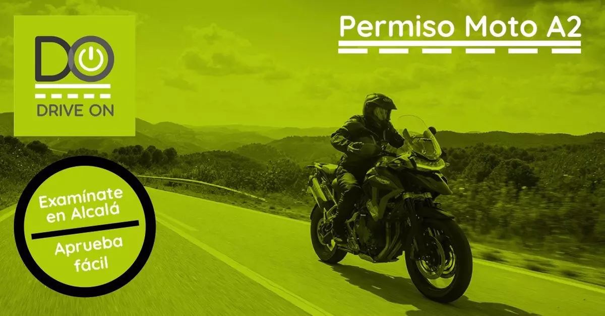 Matrícula, libro y 6 u 8 prácticas para obtener el permiso de moto A2