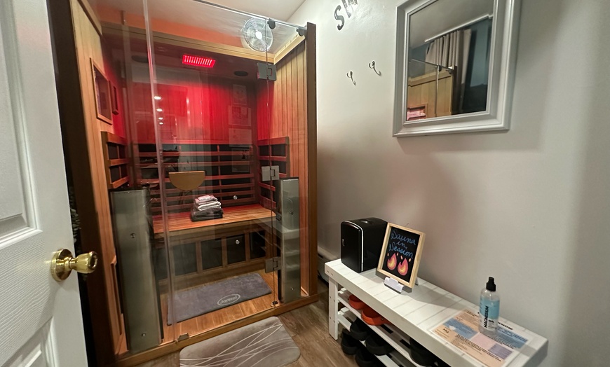 Image 2: Feel Revitalized with One or Three Infrared Sauna Sessiona