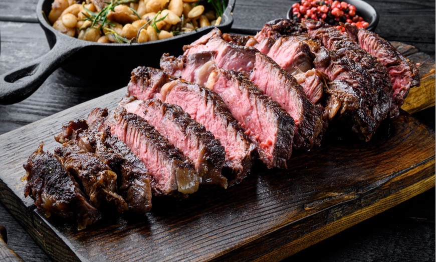 Image 1: Savor a 3 Course Tenderloin 200gm / 300gm or Ribs Menu for 1, 2, or 4 