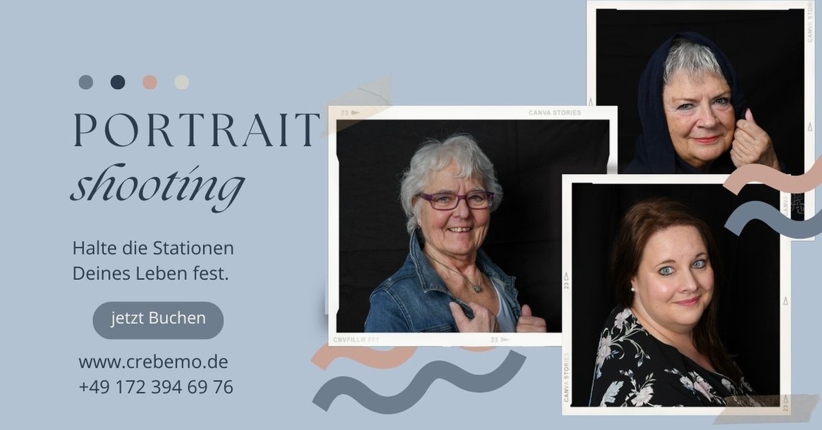 Bis zu 75% auf Fotoshooting – Studio bei Crebemo Fotografie