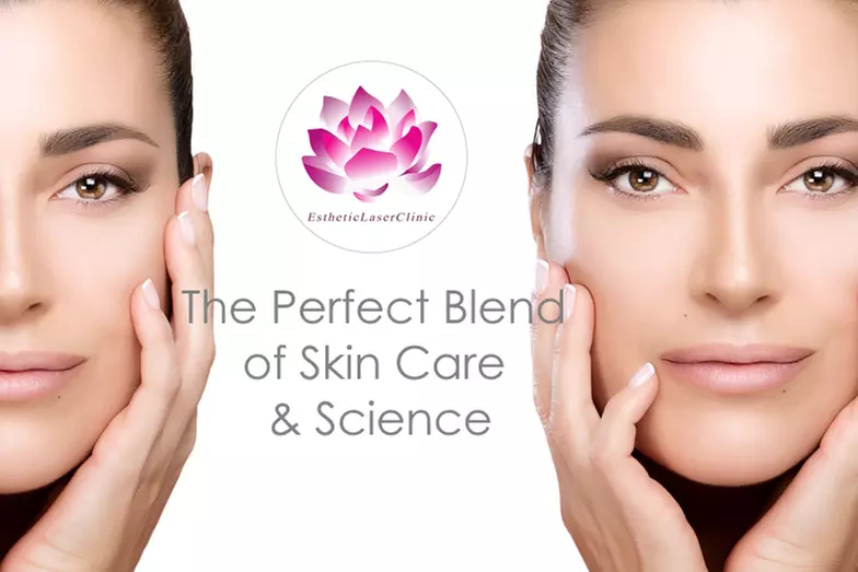 Experience Esthetic Laser Clinic's Deluxe HydraFacial or Vitamin C Peel with up to 25% off for radiant skin transformation. - Primary Image