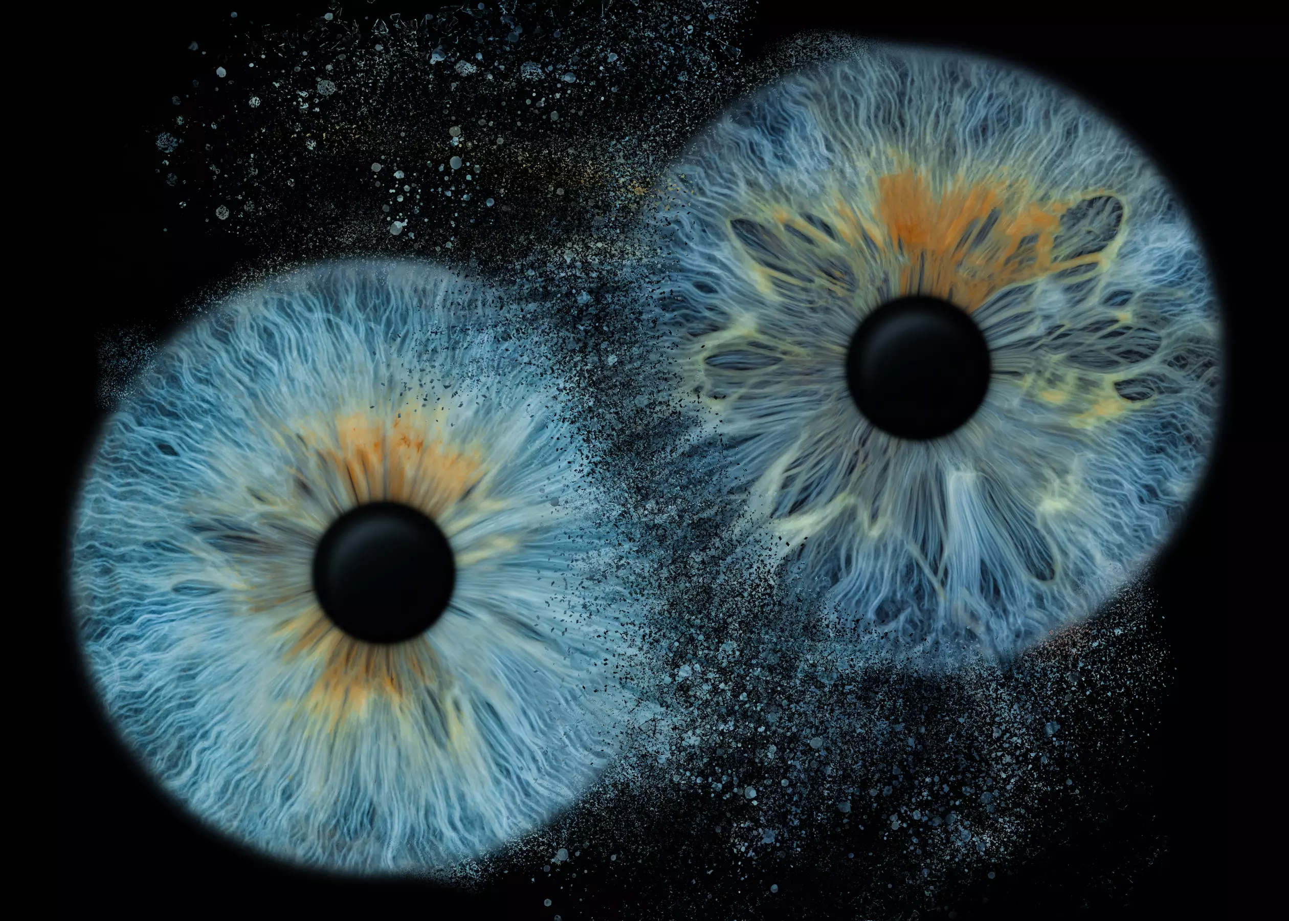 Iris Nahaufnahme: Ihr Auge im Mittelpunkt !