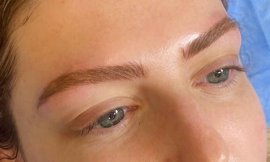 Image 10: Up to 58% Off on Spa / Salon Beauty Treatments at Maggie q Microblading eyebrows & Lip Blush