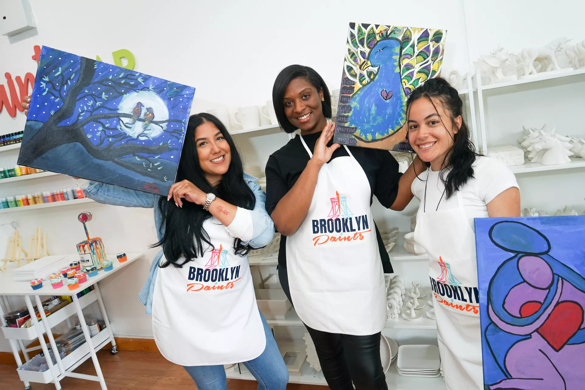 Brooklyn Paints offers exciting weekday and weekend kids' party packages with up to 45% off creative crafts and more - Primary Image