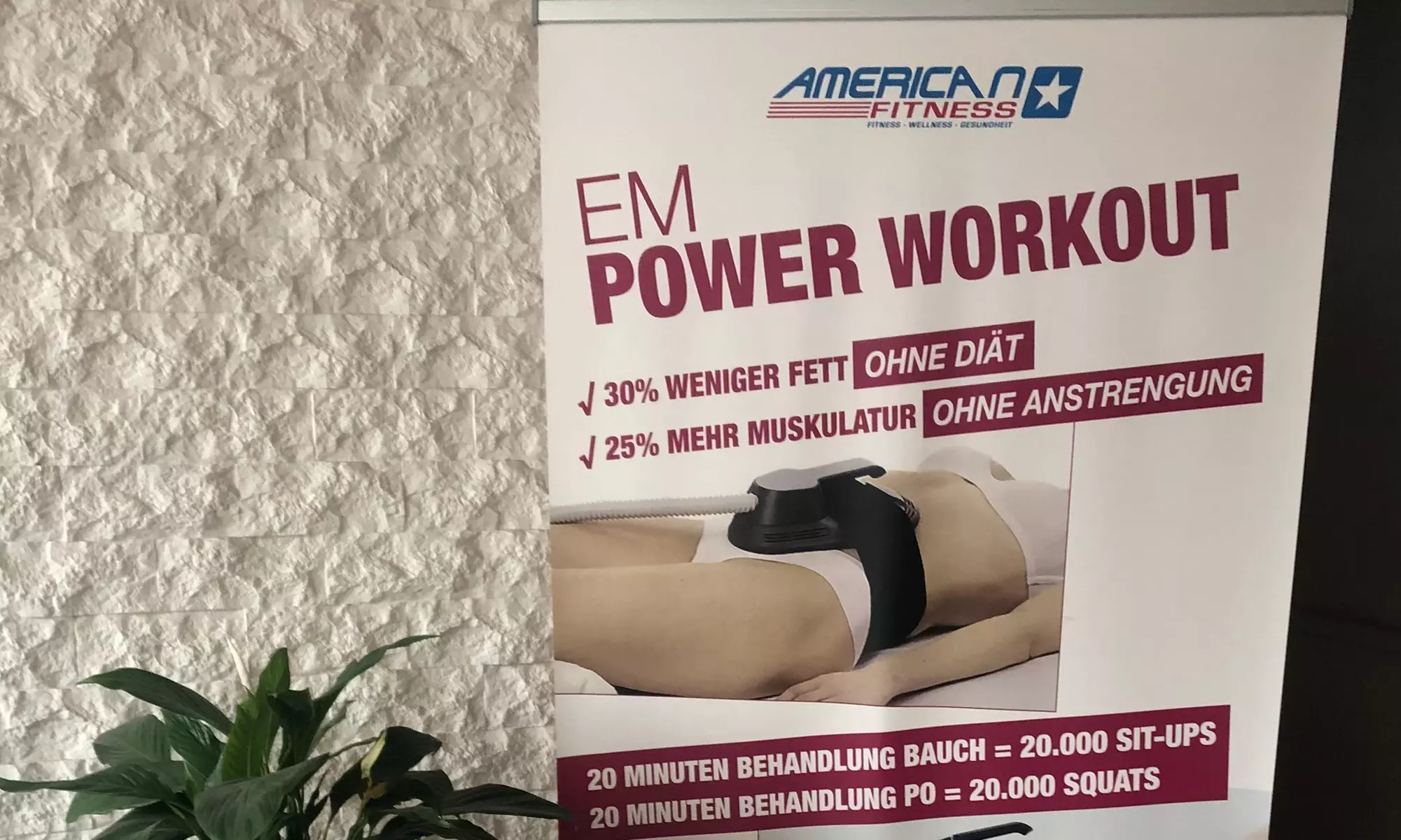 EMS (elektrische Muskelstimulation) bei American Fitness Ludwigshafen