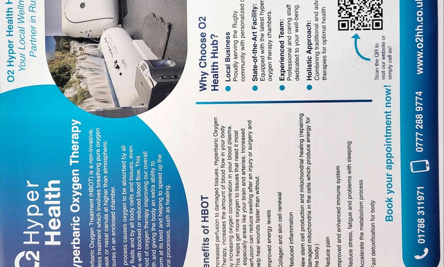 Image 4: Up to 10% Off on Hyperbaric Chamber at O2 Hyper Health